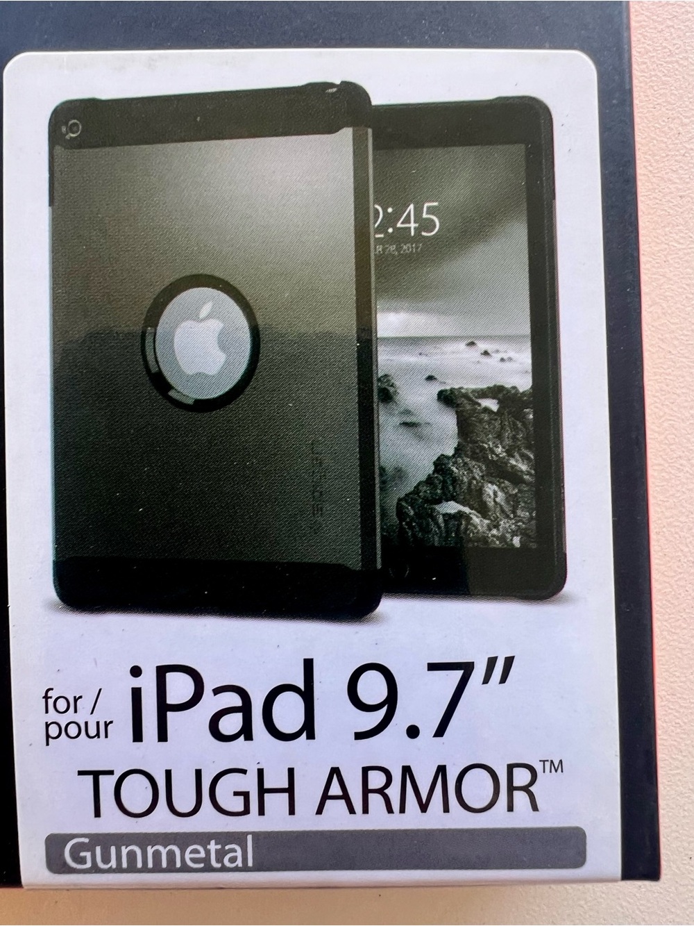 Spigen Tough Armor iPad 9.7 Case - Black and Orange Packaging - Picture 3 of 3